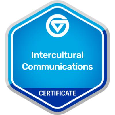 Example of a certificate badge in Intercultural Communications